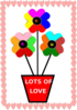 Lots Of Love Flowers Clip Art